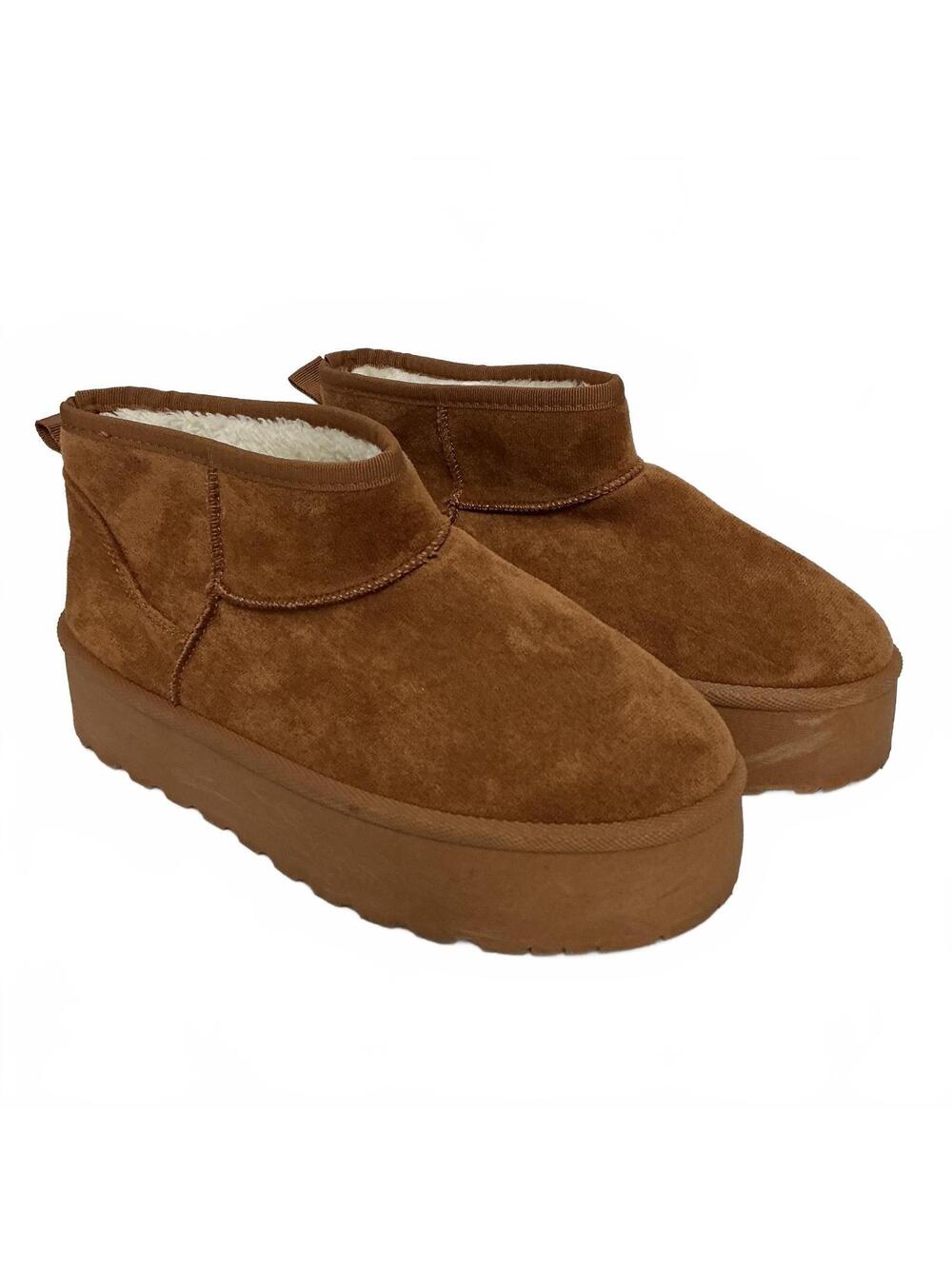 Mudd Women's Brown Suede Fleece-Lined Ankle Boots Size 9.5